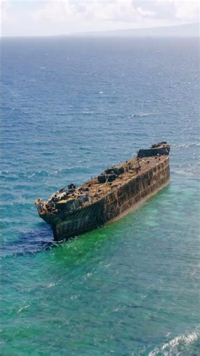 Soaring Above Lanai's World War II Shipwreck