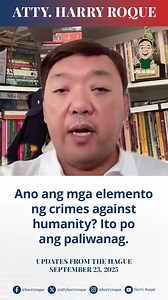 Ano ang mga elemento ng crimes against humanity? #HarryRoque #SpoxNgBayan #BringPRRDHomeAlive | Harry Roque