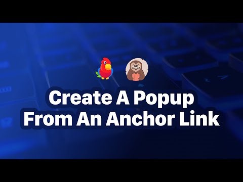 How to Create a Popup Form an Anchor Link- with Otter [2023]