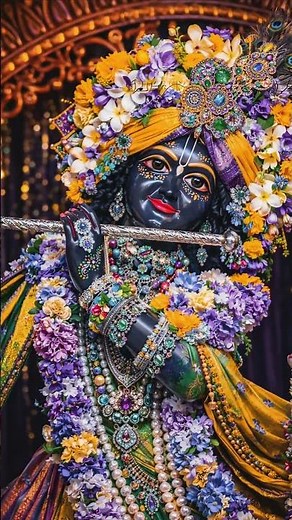 🌺🌿 श्यामा आन बसो वृंदावन में #radha #krishna #bhajan