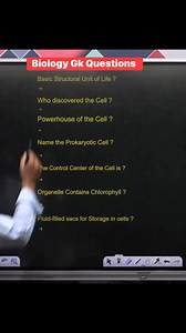 👉 Biology Gk Questions 📖🤔 !! #biology #sciencefacts #education #knowledge #study #gkquestions #exams #NEET #upsc #biologyquiz #knowledgeispower #reelsviralfb #facebookreelsviral #fbreelsvideo #facebookreelsvideo #fbreelsviral #facebookreels #reelsviral #reelsfb | Krishna Thakur