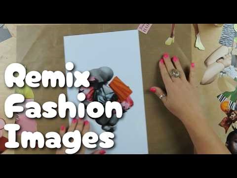 Fashion Collage to Abstract Portrait