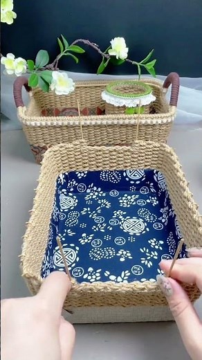 DIY Basket Beginner's Guide How to Make a Beautiful Rope Basket with Handle 7 #diy #handmade
