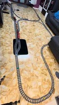 Track layout for our diorama, using BAP for automated train.