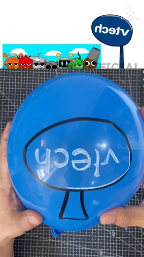 I made Sprunki OC Vtech Phase 2 out of Balloon​⁠​​⁠​⁠ ​⁠​⁠​​⁠​⁠​​#sprunki #diyballoon