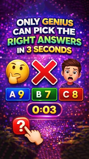 Don’t Choose the Wrong Answer..❌ Part 2 #mindteaser #knowledge