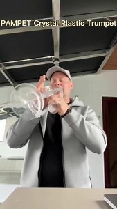 Factory Direct Sale New Plastic Trumpet Transparent C Trumpet Set With 7C Mouthpiece Instruments Musical Trumpet