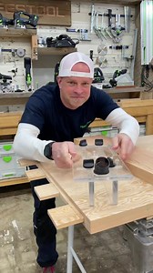 The OF 2200 router, OF-FH Adapter, and MFT-SP clamping elements made the perfect team for this project! | Festool