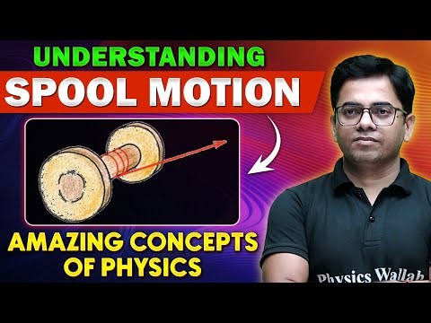 Understanding Spool Motion With Examples 🧐 Amazing Physics Concept for JEE Advanced 🤯