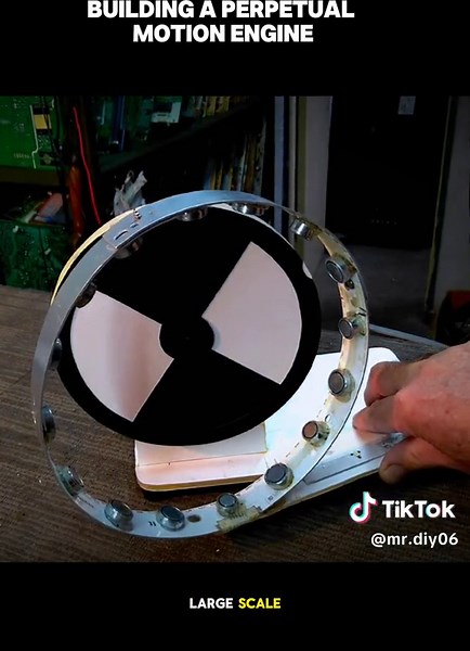 Perpetual Motion Machine Powered by Magnets Explained