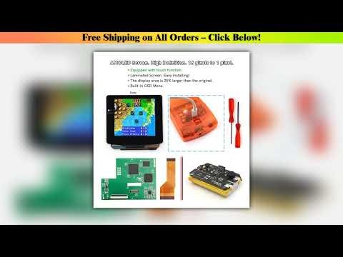 Type C Rechargeable OLED Screen Touch Laminated AMOLED Screen Drop in For GBC GameBoy Color