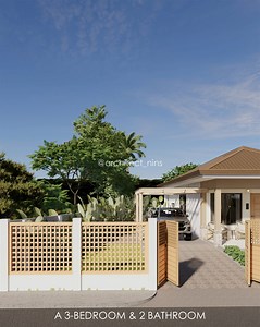 453K views · 6.1K reactions | Are you ready for another animation house tour? This is a simple contemporary house design with three bedrooms and two bathrooms. #dreamhome #housedesign #interiordesign #3d #housetour #familygoals #simplelife #foryou | Architect Niñs | Facebook