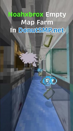 This Empty Map Farm is BROKEN #minecraft #donutsmp #shorts