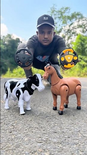 Remote Control 2 Ta Horse And Cow unboxing 🐄#animals