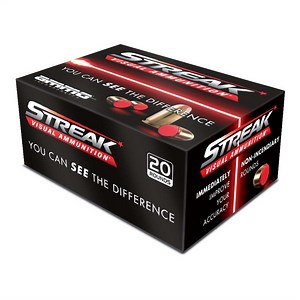 Ammo Inc 380090JHPSTR Streak  380 Auto 90 GR Jacketed Hollow Point (JHP) 20 Bx/ 10 Cs