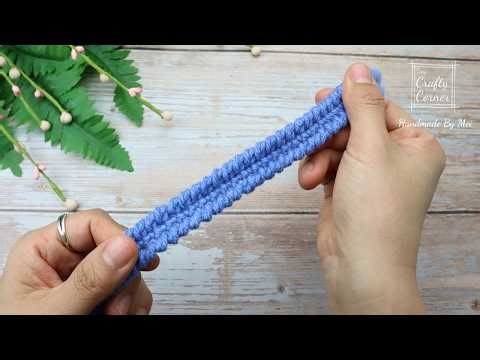 Crochet Simple Cord Strap | Perfect for Handmade Bags