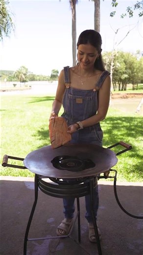 PICANHA COOKED ON A PLOW DISC