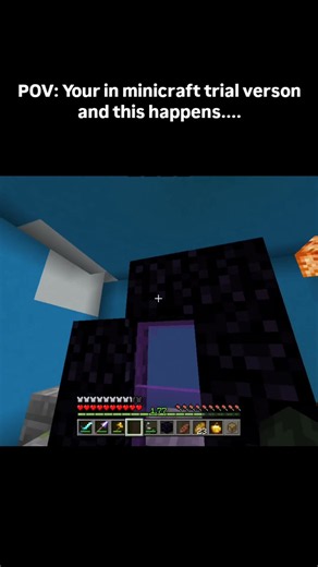 POV: Minecraft Trial Mode Is Broken... 💀#trending #trendingshorts #viralshorts #viral