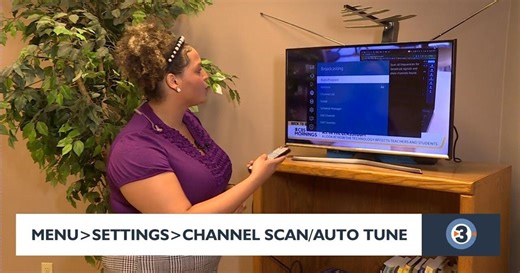 Steps on rescanning your TV for a better, cleaner picture