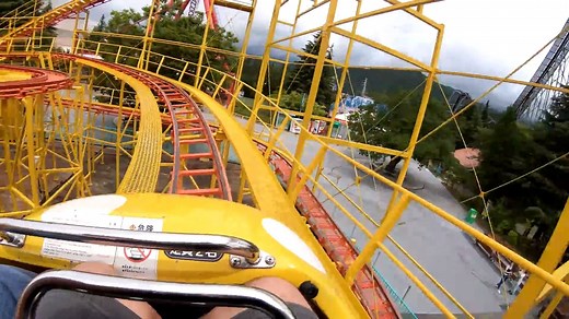 461K views · 27 reactions | This "Mad Mouse" roller coaster at Fuji-Q in Japan was pretty bone jarring! Would YOU ride it? What is the roughest roller coaster you've been on? | Theme Park Review | Facebook