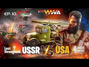 WWA RTS Gameplay | Winning Strategy of World War Armies | USSR vs USA | Mape: Lost Stronghold
