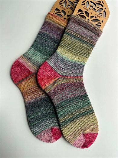 Knit Wool Crew Socks