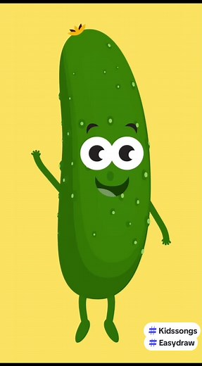 Draw a Cute Cucumber: Step-by-Step Art Tutorial
