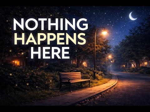 The Peaceful Street at Night | Let Go and Drift to Sleep | Night Sleep Story