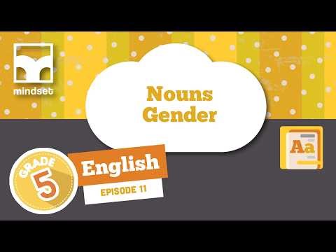 Language Structures & Conventions: Nouns - Gender
