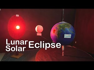 Science project working model - Solar/Lunar eclipse model | Science project for school 2025