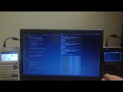 Using CASIO graphing calculators as external monitors