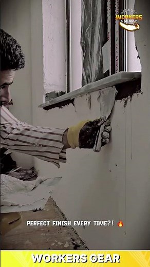 Smart Wall Finishing Technique Using Plastering Trowel for Clean and Even Surface Results