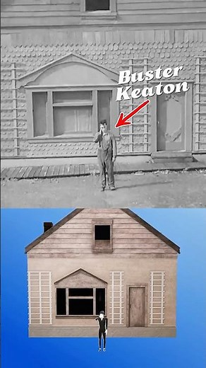 Buster Keaton’s Life Risking Stunt Explained!📽️🎞️