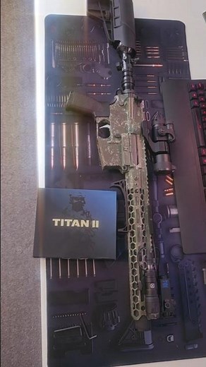 Latest upgrade for the M4. Who wants to see a full build video? #airsoft #airsoftgun #airsoftshorts