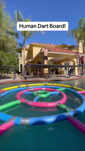 Human Dart Board Game😂 #reels | Creative Crafty Mama