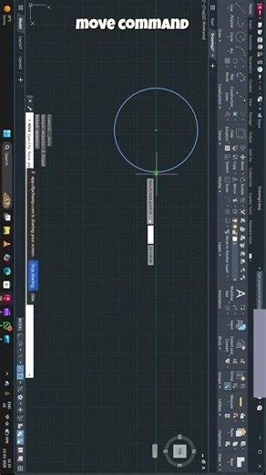 AutoCAD MOVE Command Explained in 60 Seconds 🚀 | Master Positioning Like a Pro! #autocadtelugu