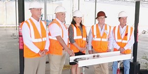 New AEP service building near completion