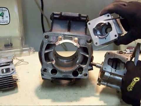 2 stroke transfer ports information, along with porting and polishing tips