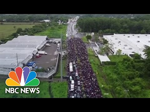 Thousands Join Migrant Caravan Moving Through Mexico To U.S. Border