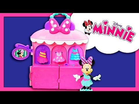 MINNIE MOUSE Minnie Mouse Sparkle and Spin Fashion Bow-tique Dress Toys Video