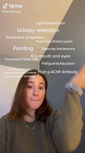 These are the symptoms of a rare disorder called autoimmune autonomic ganglionopathy (AAG). Talk to your doctor about autoimmune diseases! #AAG