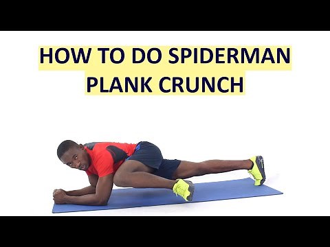 How to Do Spiderman Plank Crunch Exercise