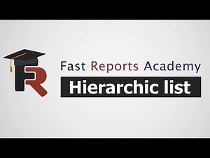 FastReport .NET Demo: Hierarchic list