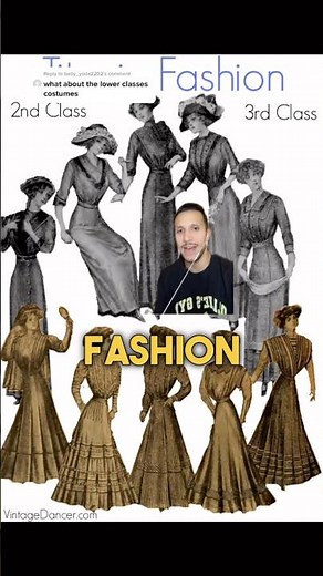 Forgotten Fashion: Titanic’s 2nd and 3rd class passengers