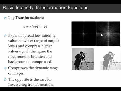 Digital Image Processing | Chapter#03 | Basic Intensity types of Transformation Functions | Woods