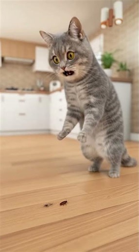 Cat vs Spider: The Funniest Reaction Ever! 🕷💥🤣