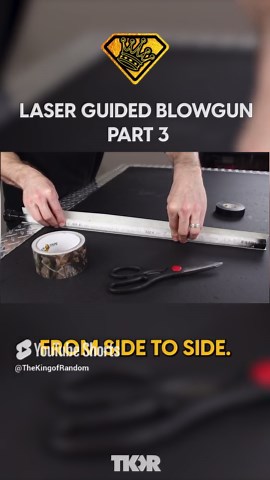 DIY Laser-Guided Blowgun for Epic Backyard Fun