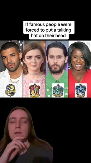 2.3K views · 15 reactions | if famous people were forced to put on a talking hat #harrypotter | Incorrect Harry Potter | Facebook