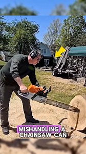 Explanation of chainsaw kickback Chainsaw kickback explained: one sudden mistake can lead to serious injury or costly accidents. Understanding how kickback happens helps improve safety, reduce medical risks, and protect equipment. Proper training and smart safety gear are essential for professionals and homeowners working with power tools. #powertools #safety #workplacesafety #diy #awareness Credits : DBlow2003, FactsUp., Kirankfims, MrDomotox, PetersonFarmsofNashvillePFON, Rocketry369, coletayl