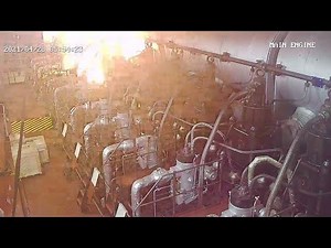 Engine Fire Aboard Containership "President Eisenhower"